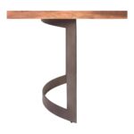 Bent Dining Table Small Smoked 13 Bent Dining Table Small Smoked VE-1001-03-0 VE 1001 03 03