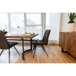 Bent Dining Table Small Smoked 19 Bent Dining Table Small Smoked VE-1001-03-0 VE 1001 03 52