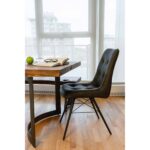 Bent Dining Table Small Smoked 18 Bent Dining Table Small Smoked VE-1001-03-0 VE 1001 03 53
