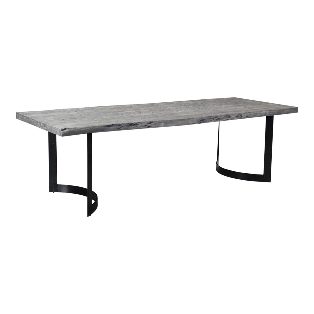 Bent Dining Table Small Weathered Grey - Image 2