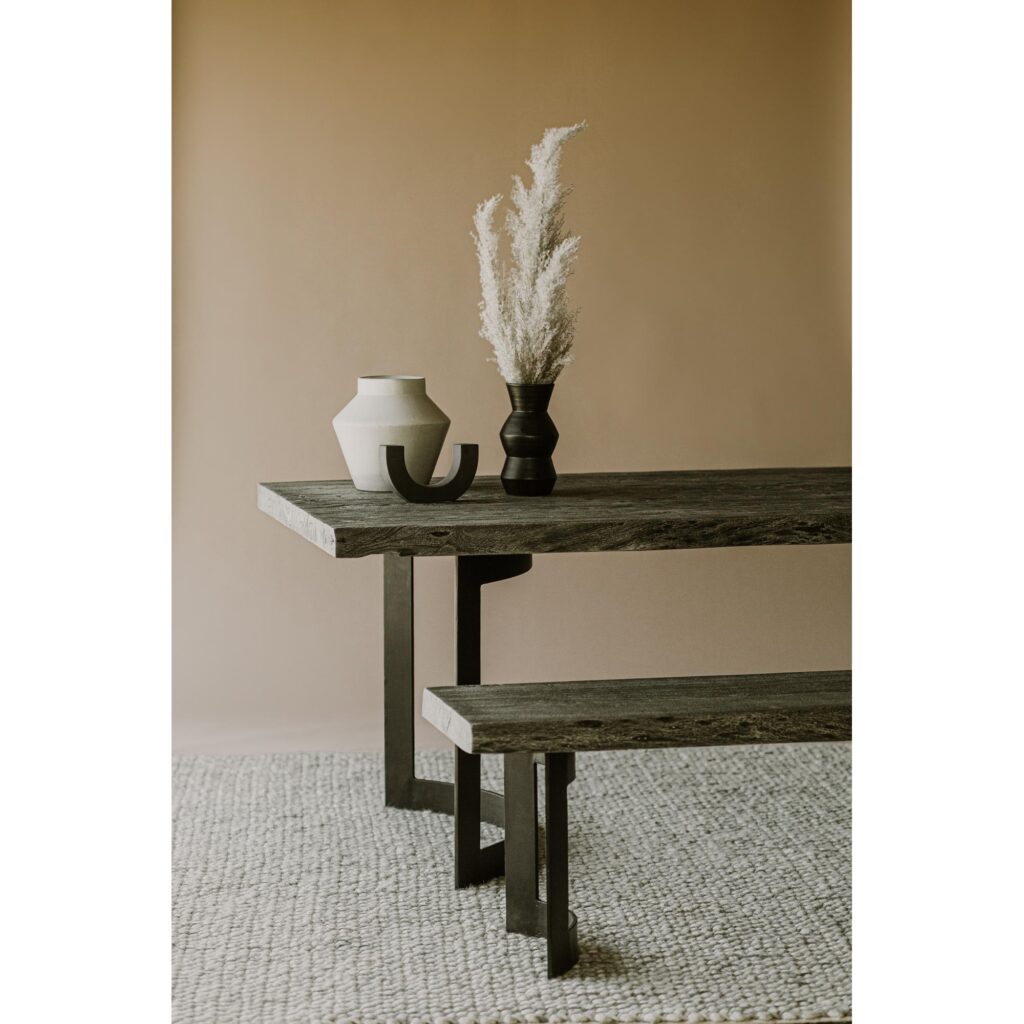 Bent Dining Table Small Weathered Grey - Image 7