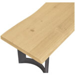 Bent Bench Small Oak 17 Bent Bench Small Oak - Image 8