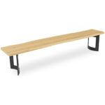 Bent Bench Small Oak 12 Bent Bench Small Oak - Image 3