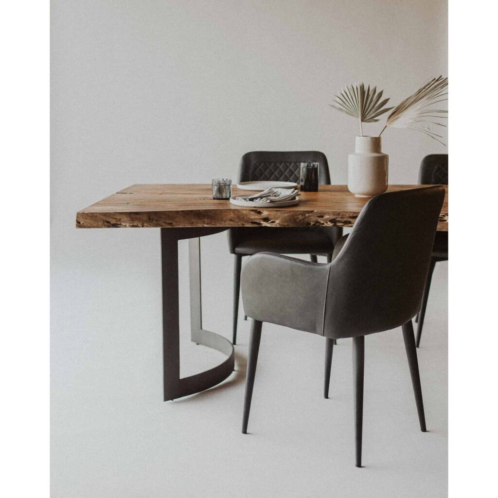 Bent Dining Table Extra Small Smoked - Image 10