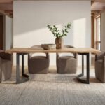 Bent Dining Table Extra Small Oak VE-1036-24-0 VE 1036 24 0 10