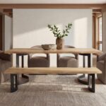 Bent Bench Extra Small Oak 4 Bent Bench Extra Small Oak VE-1038-24-0 VE 1038 24 0 10