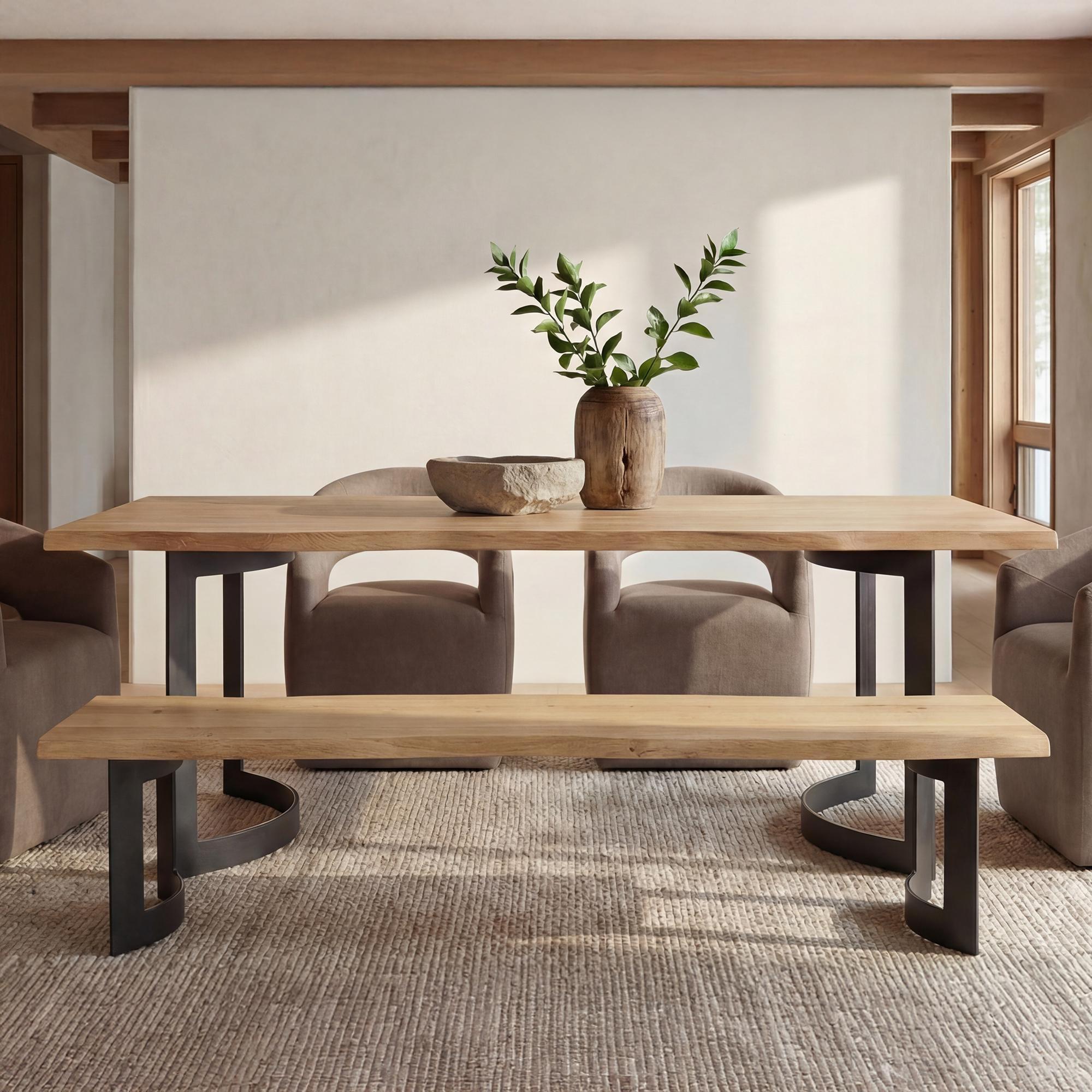 Bent Bench Extra Small Oak 2 Bent Bench Extra Small Oak - Image 2