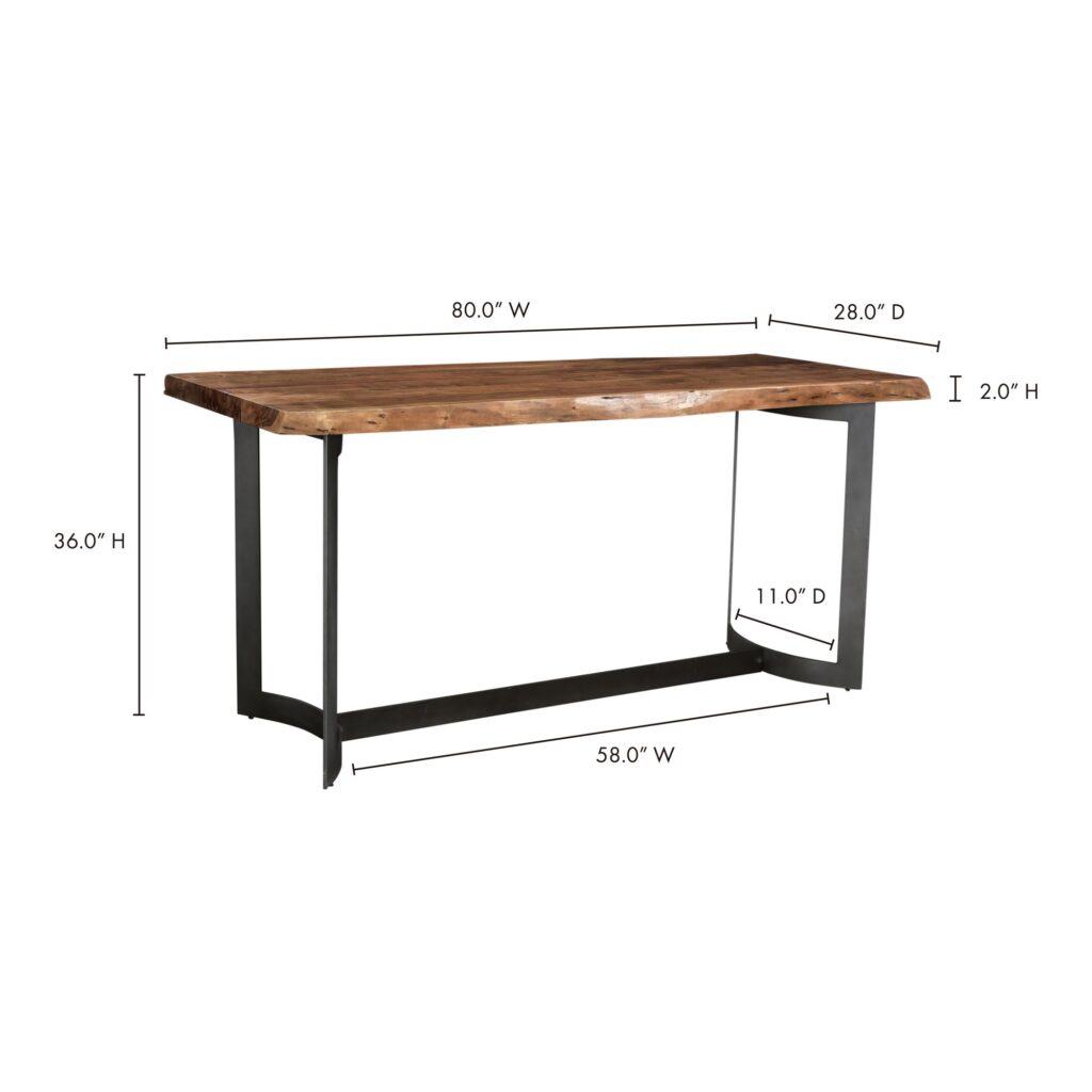 Bent Counter Table Smoked - Image 7