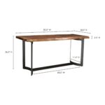 Bent Counter Table Smoked 13 Bent Counter Table Smoked VE-1039-03-0 VE 1039 03 70