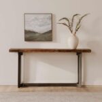 Bent Console Table Smoked 15 Bent Console Table Smoked VE-1041-03-0 VE 1041 03 0 12