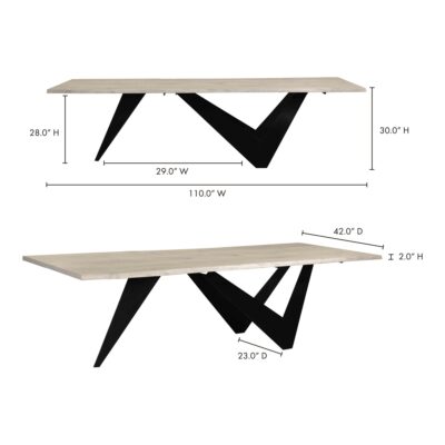 Bird Dining Table Large VE-1078-24-0 VE 1078 24 70