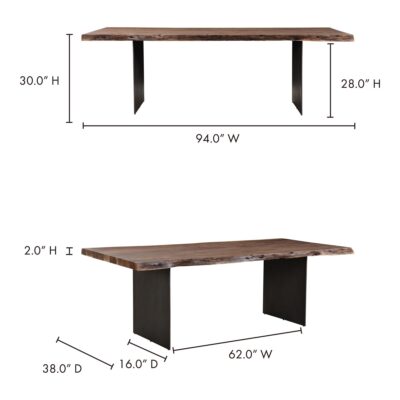 Howell Dining Table VE-1084-03-0 VE 1084 03 70