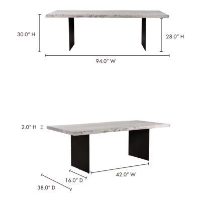 Evans Dining Table VE-1085-18-0 VE 1085 18 70