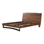 Bent Queen Bed Smoked 11 Bent Queen Bed Smoked VE-1087-03-0 VE 1087 03 01