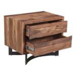 Bent Nightstand Smoked 11 Bent Nightstand Smoked VE-1096-03-0 VE 1096 03 03
