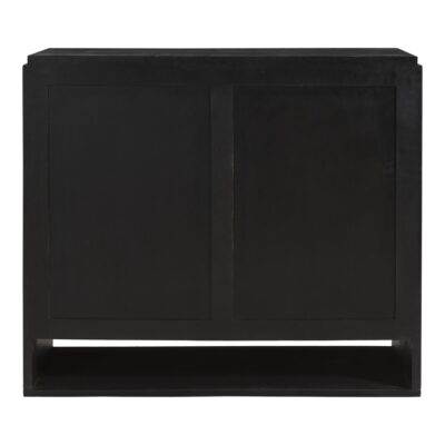 Quinton 3 Drawer Nightstand Black VE-1101-02 VE 1101 02 07