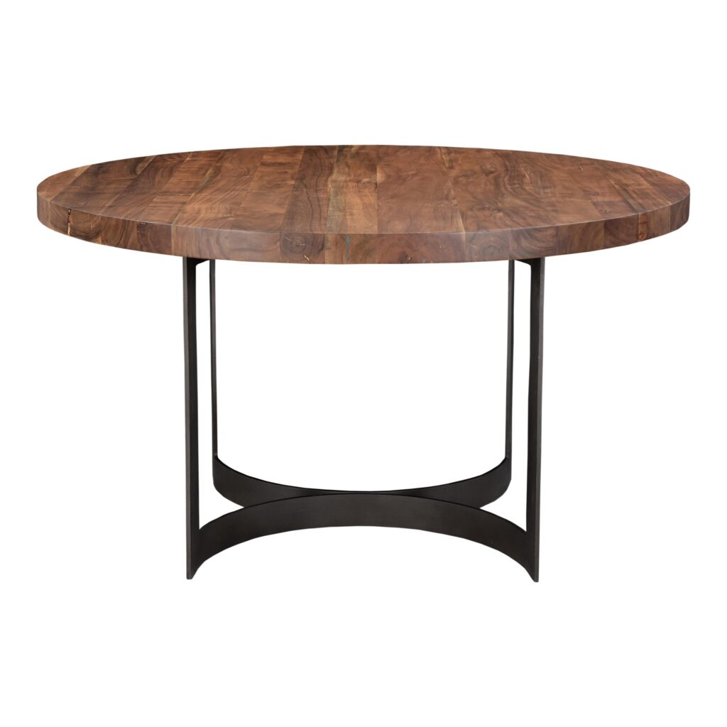 Bent Round Dining Table 54" Smoked - Image 3