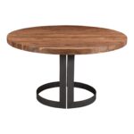Bent Round Dining Table 54" Smoked 21 Bent Round Dining Table 54" Smoked VE-1106-03-0 VE 1106 03 05