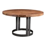 Bent Round Dining Table 54" Smoked 22 Bent Round Dining Table 54" Smoked VE-1106-03-0 VE 1106 03 06