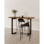 Bent Bar Table Smoked 11 Bent Bar Table Smoked VE-1109-03-0 VE 1109 03 30