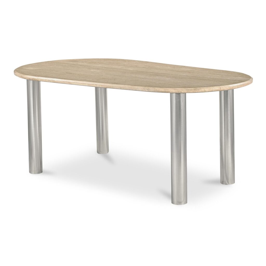 Fia Dining Table Travertine - Image 5