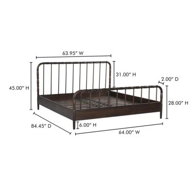 Vivian Queen Bed VE-1129-20-0 VE 1129 20 0 70