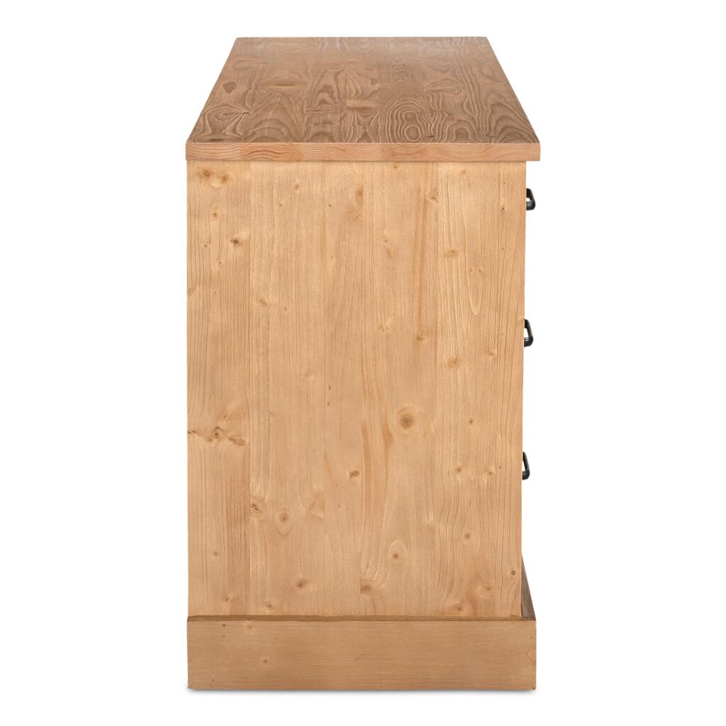 Tade 6 Drawer Dresser Honey Pine - Image 7