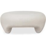 Ines Outdoor Coffee Table White VH-1020-18 VH 1020 18 Ines front shadsilo