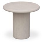 Frida Outdoor Side Table Cream VH-1025-05 VH 1025 05 Frida front top shadsilo