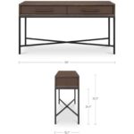 Mako Console Table Brown VL-1029-20 VL 1029 20 70 dim