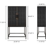 Mako Bar Cabinet Black VL-1047-02 VL 1047 02 70