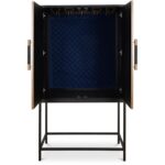 Mako Bar Cabinet Black VL-1047-02 VL 1047 02 Mako front open shadsilo