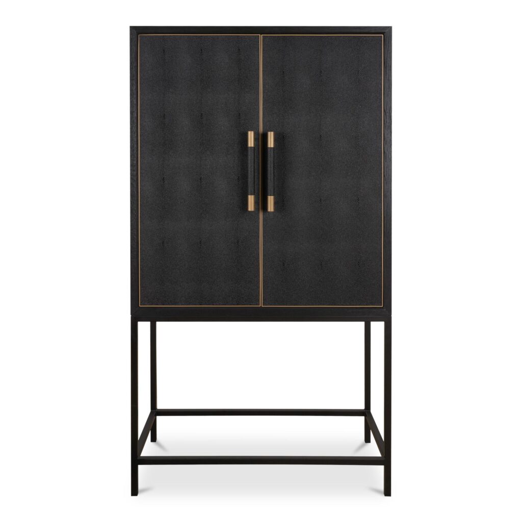 Mako Bar Cabinet Black