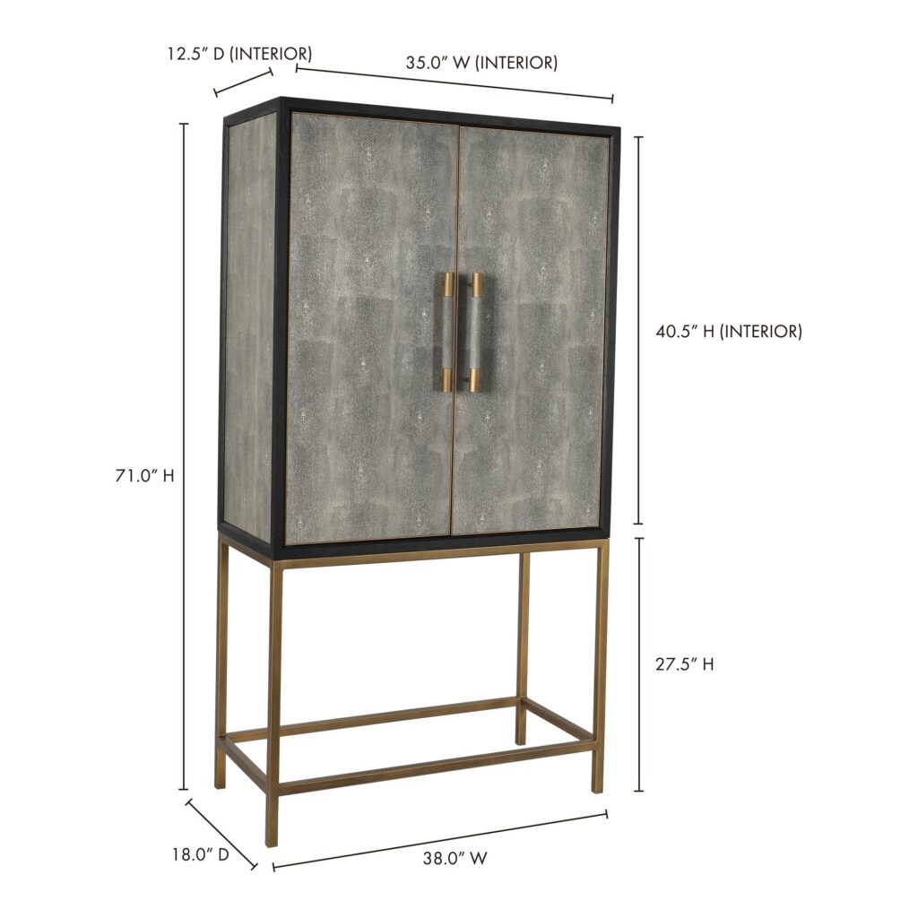 Mako Bar Cabinet - Image 10