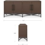 Mako Sideboard Brown 5 Mako Sideboard Brown VL-1048-20 VL 1048 20 70 dim