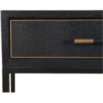 Mako Console Table Black VL-1049-02 VL 1049 02 Mako closeup shadsilo