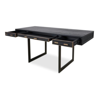 Mako Desk Black VL-1053-02 VL 1053 02 Mako diagL open shadsilo