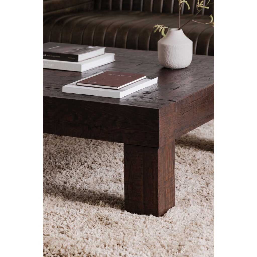 Evander Coffee Table Rustic Brown - Image 5