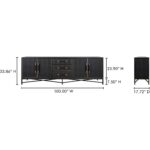 Mako Sideboard Large Black 19 Mako Sideboard Large Black VL-1061-02 VL 1061 02 70