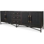 Mako Sideboard Large Black 11 Mako Sideboard Large Black VL-1061-02 VL 1061 02 Mako diagL shadsilo