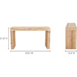 Evander Console Table Aged Oak VL-1069-24 VL 1069 24 70