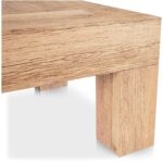 Evander Coffee Table Rectangle Aged Oak VL-1091-24 VL 1091 24 Evander closeup shadsilo