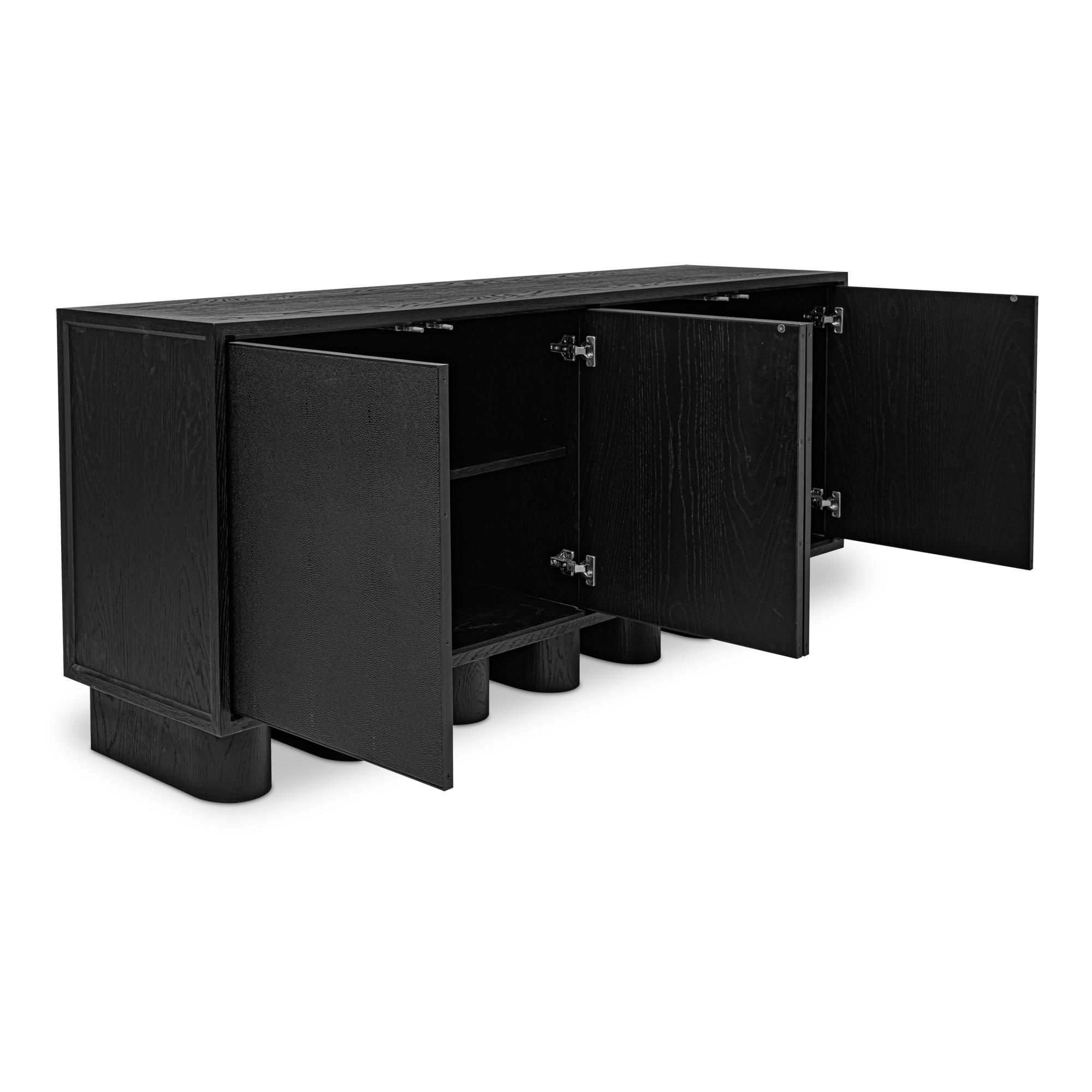 Marcelle Sideboard Black 2 Marcelle Sideboard Black - Image 2