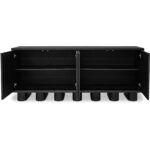 Marcelle Sideboard Black VL-1099-02 VL 1099 02 Marcelle front open shadsilo