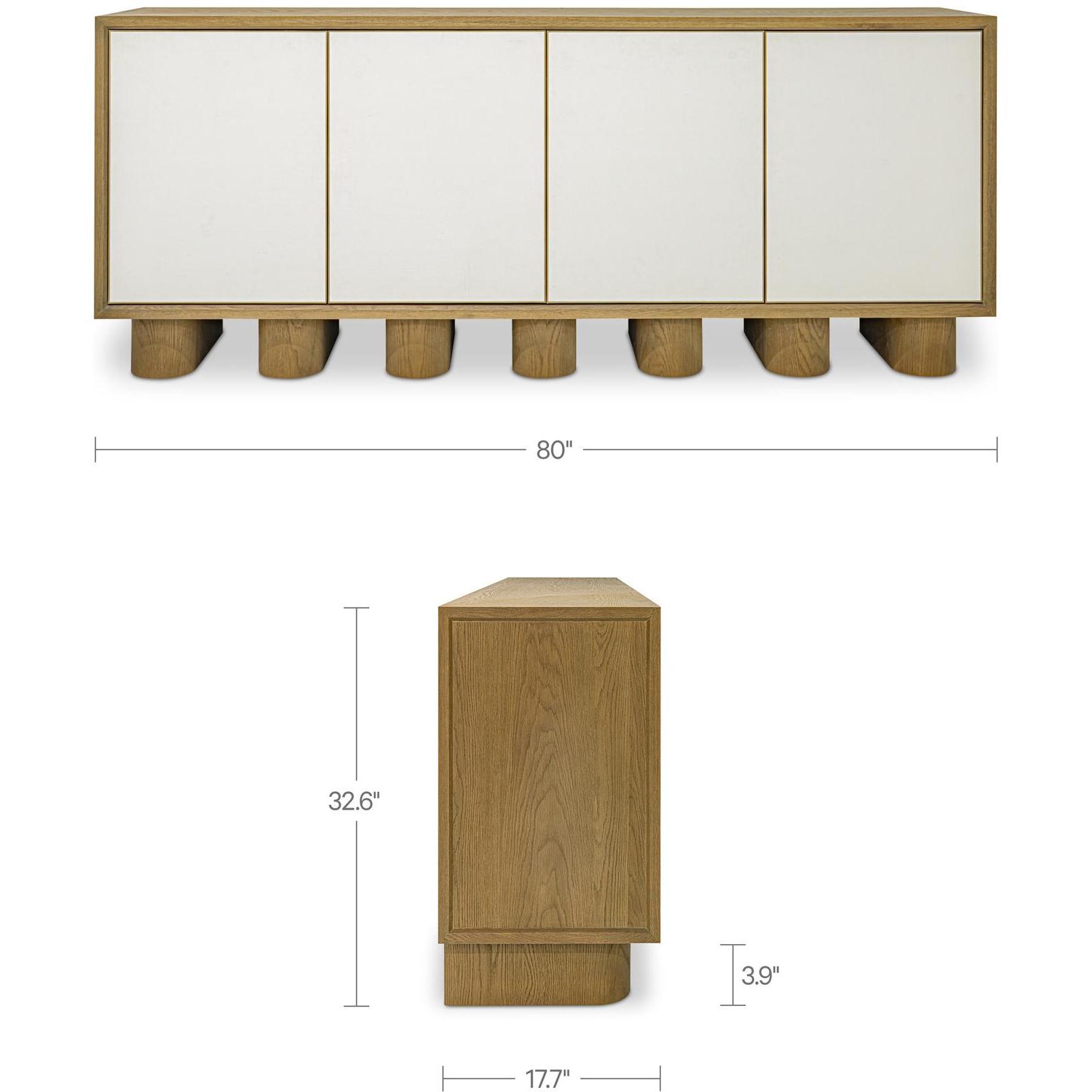 Marcelle Sideboard White 8 Marcelle Sideboard White - Image 8