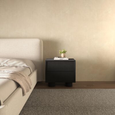 Marcelle Nightstand Black