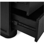 Marcelle Nightstand Black 11 Marcelle Nightstand Black VL-1100-02 VL 1100 02 Marcelle closeup01 shadsilo