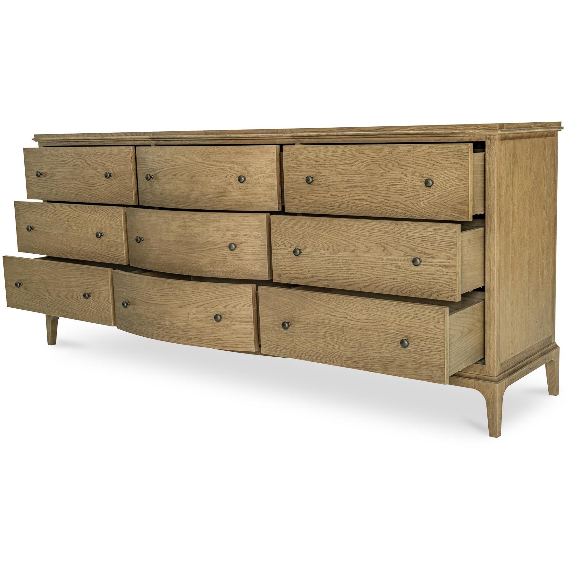 Sadie 9 Drawer Dresser Brown 2 Sadie 9 Drawer Dresser Brown - Image 2