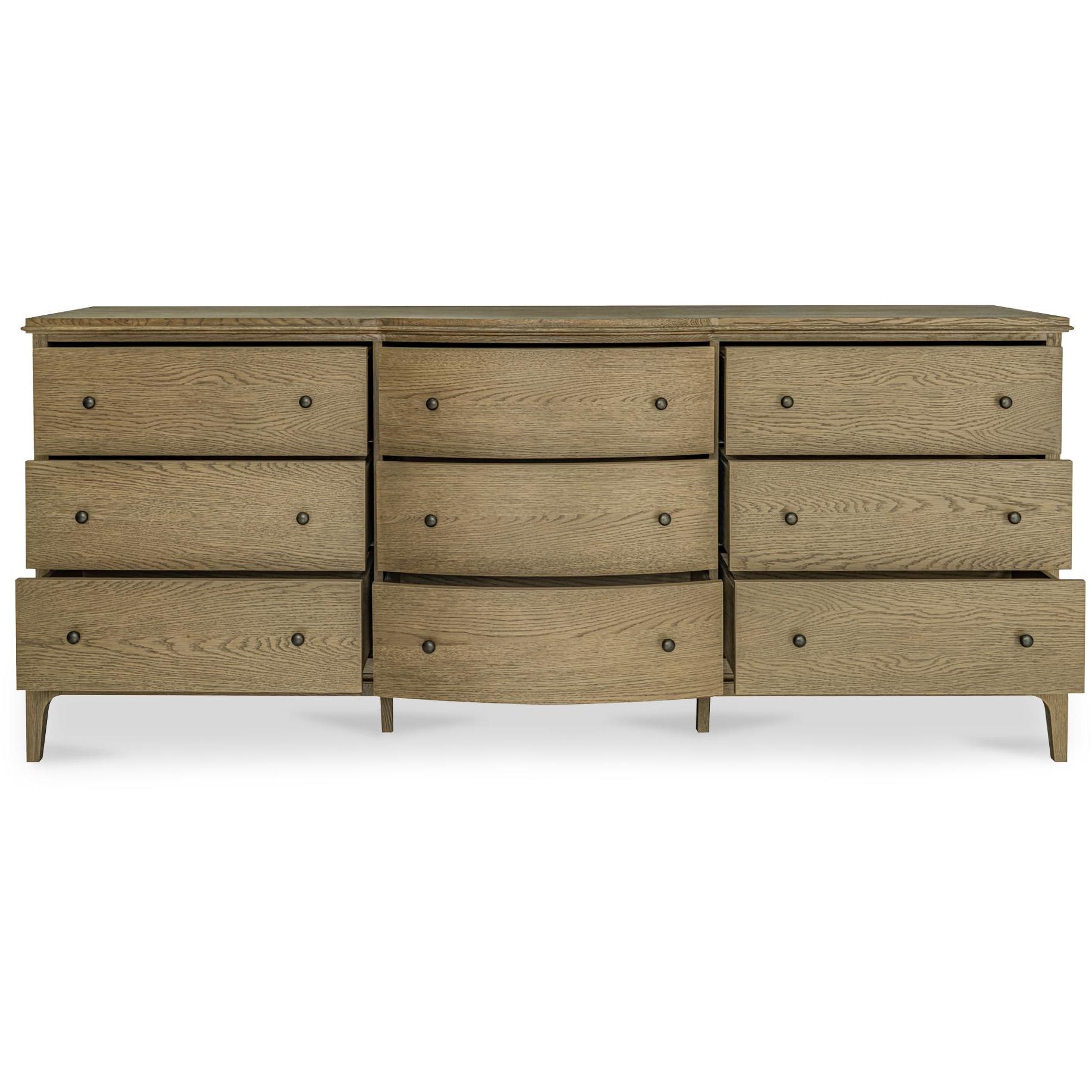 Sadie 9 Drawer Dresser Brown 4 Sadie 9 Drawer Dresser Brown - Image 4