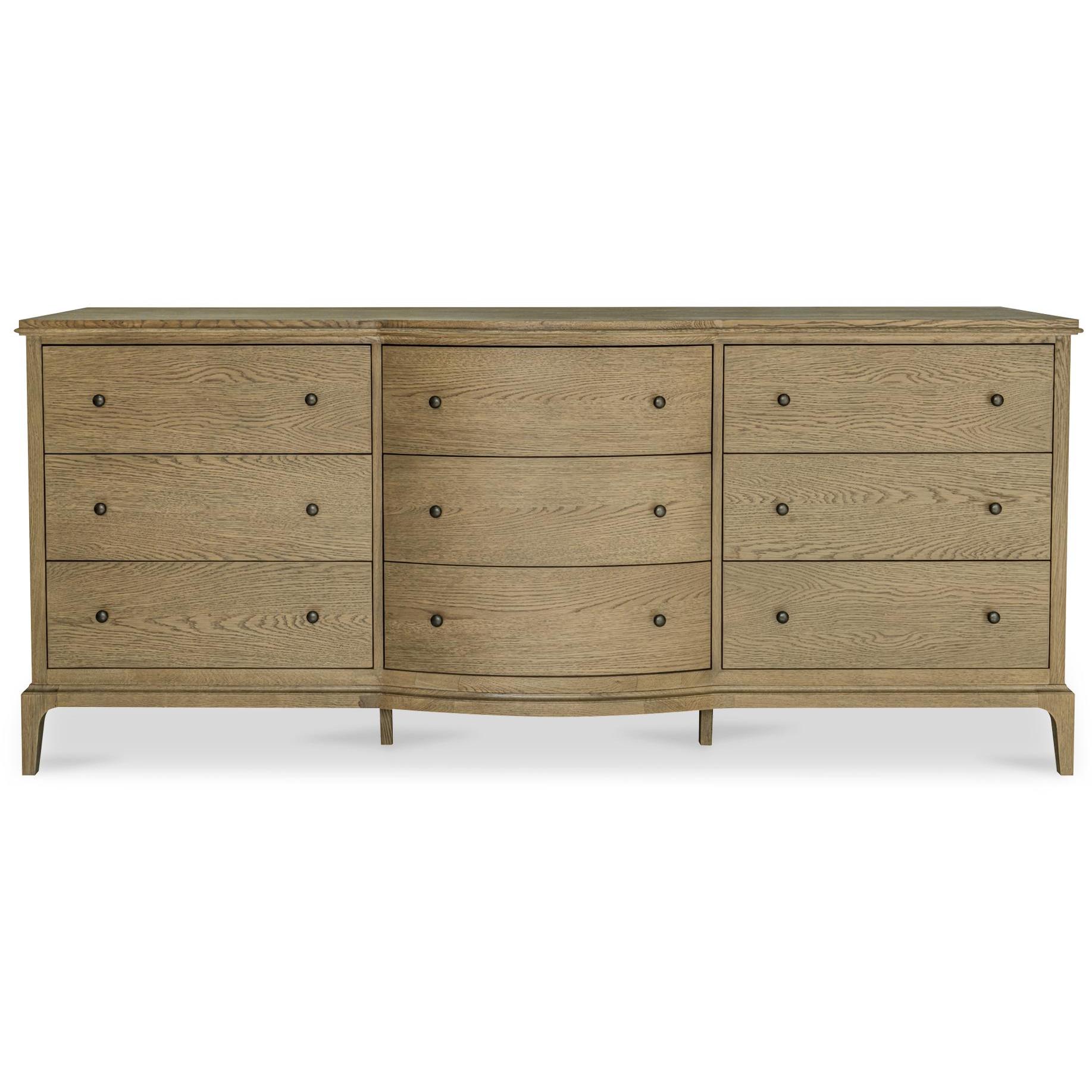 Sadie 9 Drawer Dresser Brown
